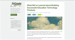 Desktop Screenshot of blog.sagrader.com